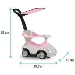 QKids Lolo Pink 2-in-1 Ride-on Loopauto QKIDS00006 -Babywinkel Verkoop qkids lolo pink 2 in 1 ride on loopauto qkids00006 9