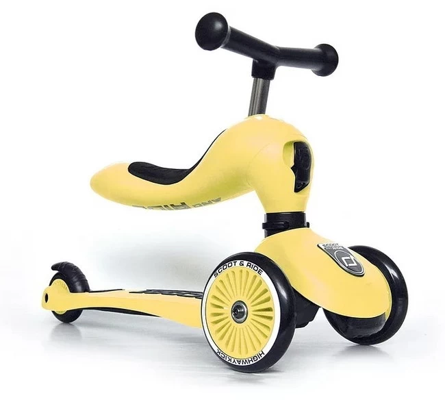 Scoot And Ride Lemon Highwaykick 1 Step/Loopfiets SR-96354 4 Scoot And Ride Lemon Highwaykick 1 Step/Loopfiets SR-96354 - Afbeelding 2