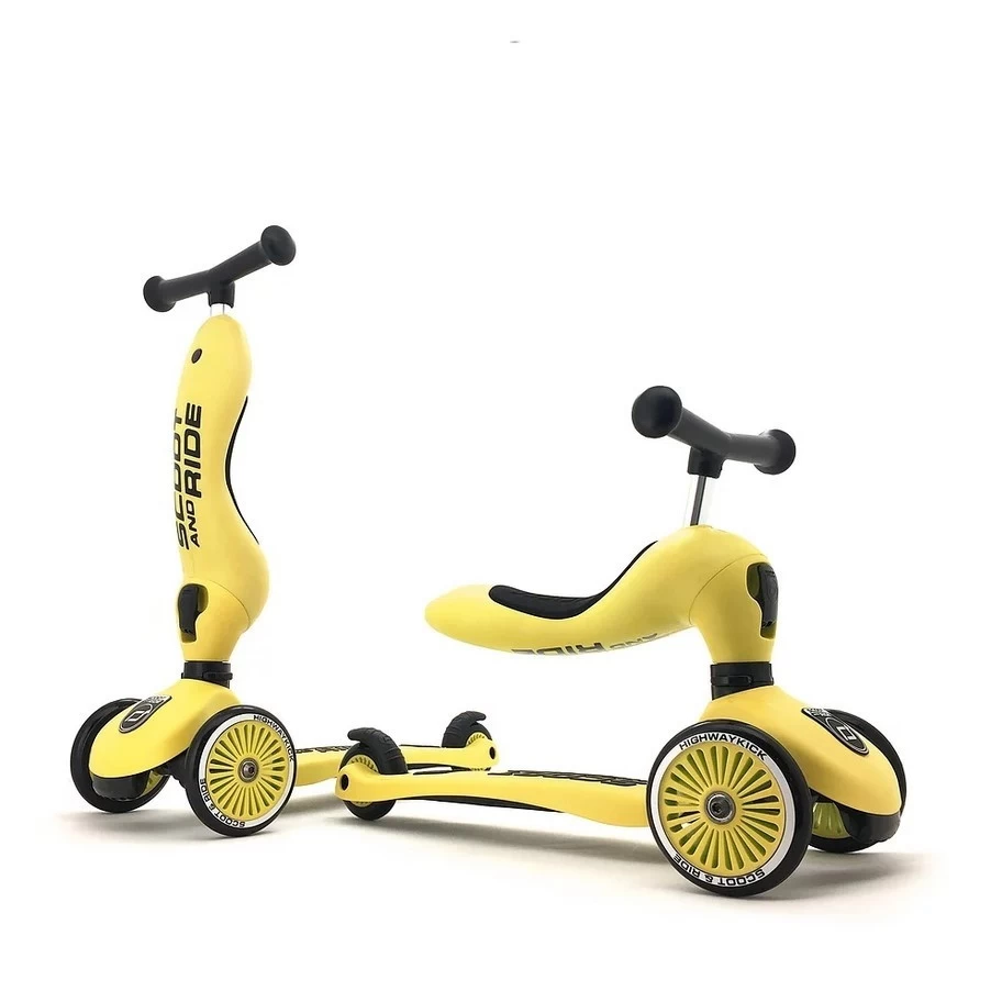 Scoot And Ride Lemon Highwaykick 1 Step/Loopfiets SR-96354 6 Scoot And Ride Lemon Highwaykick 1 Step/Loopfiets SR-96354 - Afbeelding 4