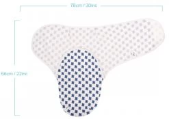 Sevibaby Blue Flower Jersey Inbakerdoek 118-170 -Babywinkel Verkoop sevibaby blue flower jersey inbakerdoek 118 170 4