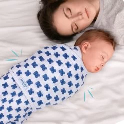 Sevibaby Blue Flower Jersey Inbakerdoek 118-170 -Babywinkel Verkoop sevibaby blue flower jersey inbakerdoek 118 170 6