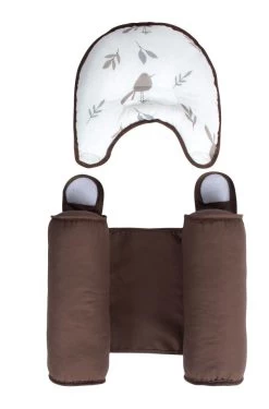 Sevibaby Brown Birds Steunkussen Met Hoofdkussentje 33-149 -Babywinkel Verkoop sevibaby brown birds steunkussen met hoofdkussentje 2