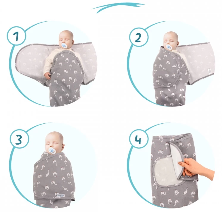 Sevibaby Swan Jersey Inbakerdoek 118-70 8 Sevibaby Swan Jersey Inbakerdoek 118-70 - Afbeelding 6