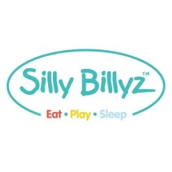 Silly Billyz Towel Navy Messy Eater Slab 18776 -Babywinkel Verkoop sillybillyz logo 1 1