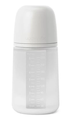 Suavinex Essence Transparant Medium Flow 240 Ml Silicone Fles SXSEX20081214