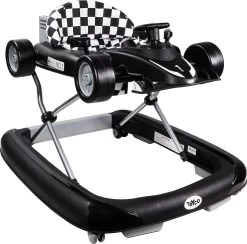 Tryco F1 Racer Black 2-in-1 Loopstoel En Loopwagen TR-362703 -Babywinkel Verkoop tr 362703 tryco f1 racer black 2 in 1 walker 01