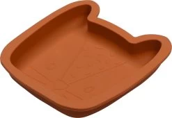 Tryco Leopard Sienna Siliconen Bord TR-392816 -Babywinkel Verkoop tr 392816 8720289396725 leopard sienna silicone plate 03