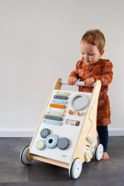 Tryco Houten Activiteiten Loopwagen TR-303012 -Babywinkel Verkoop tryco houten activiteiten loopwagen02