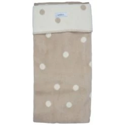 Zaffiro Ecru & Beige Gestipt 75 X 100 Cm Wiegdeken 14987 -Babywinkel Verkoop zaffiro ecru en beige gestipt 75x100 mamaloes babysjop 1