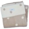 Zaffiro Ecru & Beige Gestipt 75 X 100 Cm Wiegdeken 14987 -Babywinkel Verkoop zaffiro ecru en beige gestipt 75x100 mamaloes babysjop