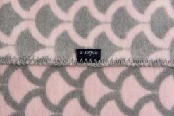 Zaffiro Grijs & Lichtroze Halve Cirkels 75 X 100 Cm Wiegdeken 40726 -Babywinkel Verkoop zaffiro deken halve cirkels grijs lichtroze ba1 3 2