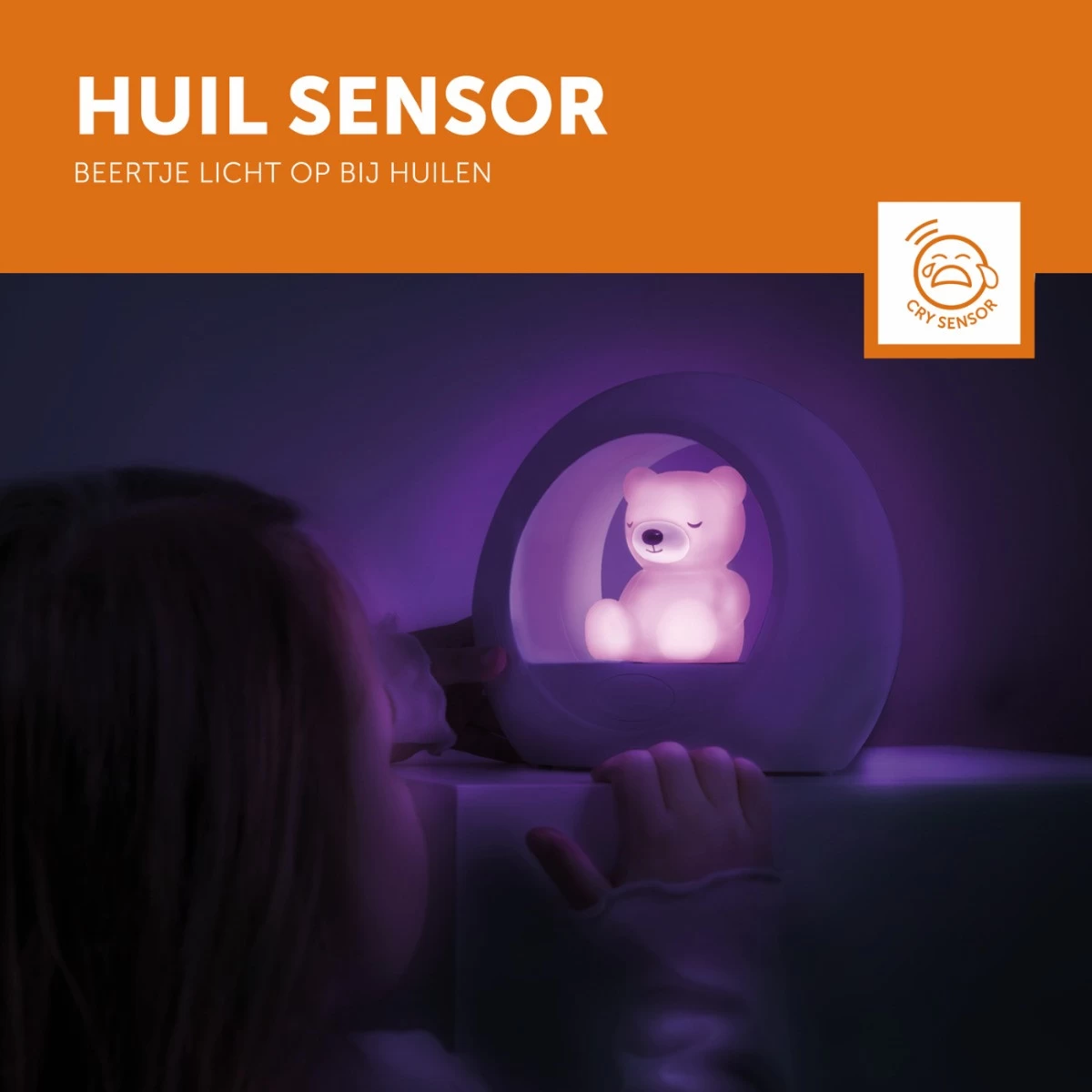 Zazu Billy Beer Paars Nachtlampje ZA-BILLY-03 6 Zazu Billy Beer Paars Nachtlampje ZA-BILLY-03 - Afbeelding 4