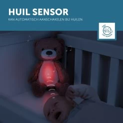 Zazu Brody De Beer Roze Slaaptrainer ZA-BRODY-03 -Babywinkel Verkoop zazu brody de beer roze slaaptrainer sfeer 3