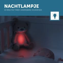 Zazu Brody De Beer Roze Slaaptrainer ZA-BRODY-03 -Babywinkel Verkoop zazu brody de beer roze slaaptrainer sfeer 4