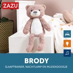 Zazu Brody De Beer Roze Slaaptrainer ZA-BRODY-03 -Babywinkel Verkoop zazu brody de beer roze slaaptrainer sfeer 9